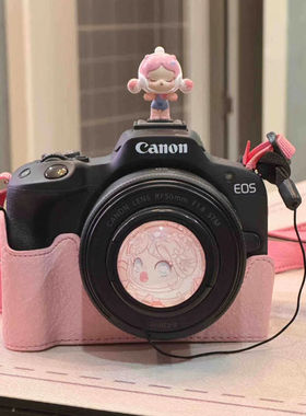 可爱相机镜头盖热靴盖适合富士佳能尼康索尼ZVE10R50M50R10200D等