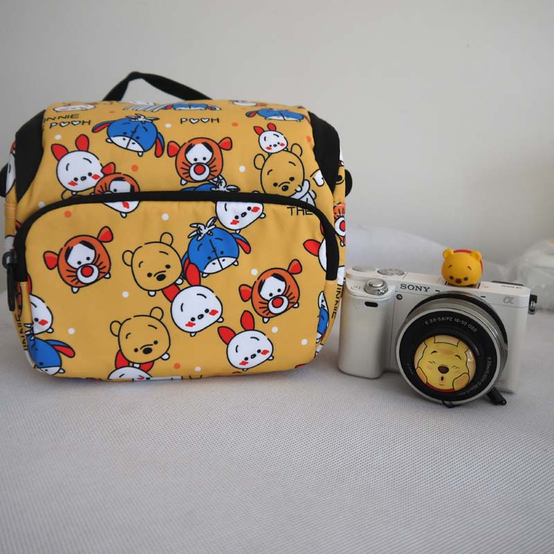 可爱卡通单反微单相机包单肩防水