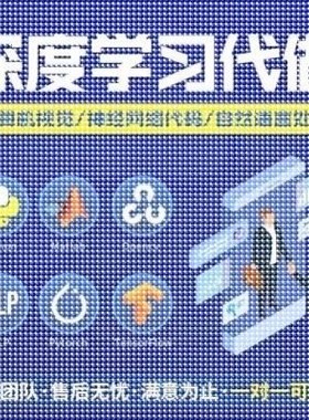 python深度学习pytorch算法神经网络代码nlp程序代 做机器爬虫编