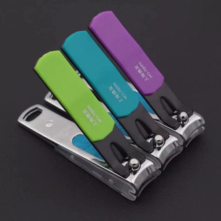 正品指甲刀7009H防飞溅指甲剪锋利不锈钢家用修甲美甲剪刀