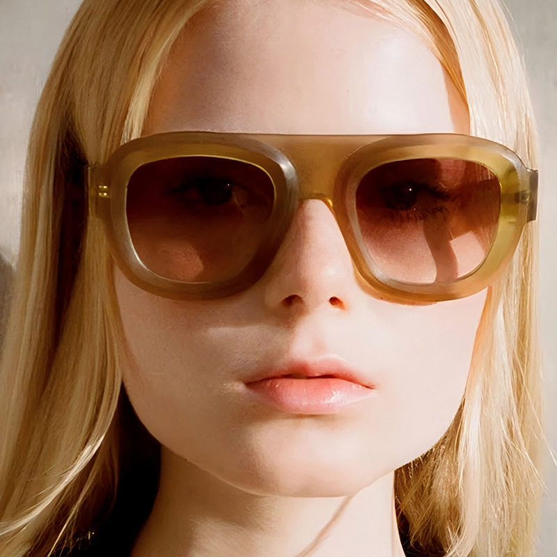 日本gentle motto欧美时尚大框防晒蛤蟆镜男女个性夏季户外墨镜