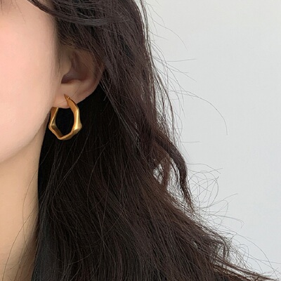 Edyth mascot「法式复古」高冷女神~小众设计高级耳钉耳环EM227