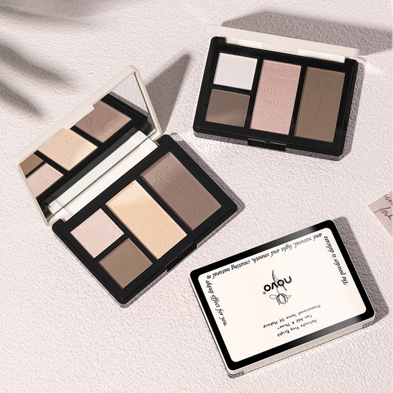 新款推荐浮光焕影修颜盘高光阴影修容盘初学者脸部提亮鼻影修容