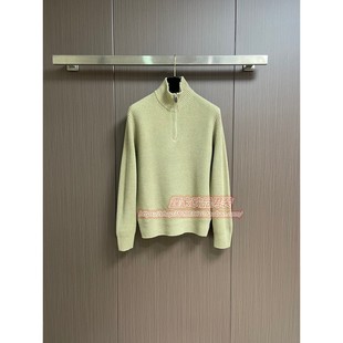 秋冬季 男2025新款 毛衣外套外穿休闲立领拉链线衣羊毛 针织开衫 男士