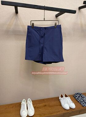 夏季透气棉混纺男士五分短裤