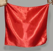 方形红绸布中国范儿飘带系腰鼓棒秧歌红绸带舞蹈筷小方巾手娟单块