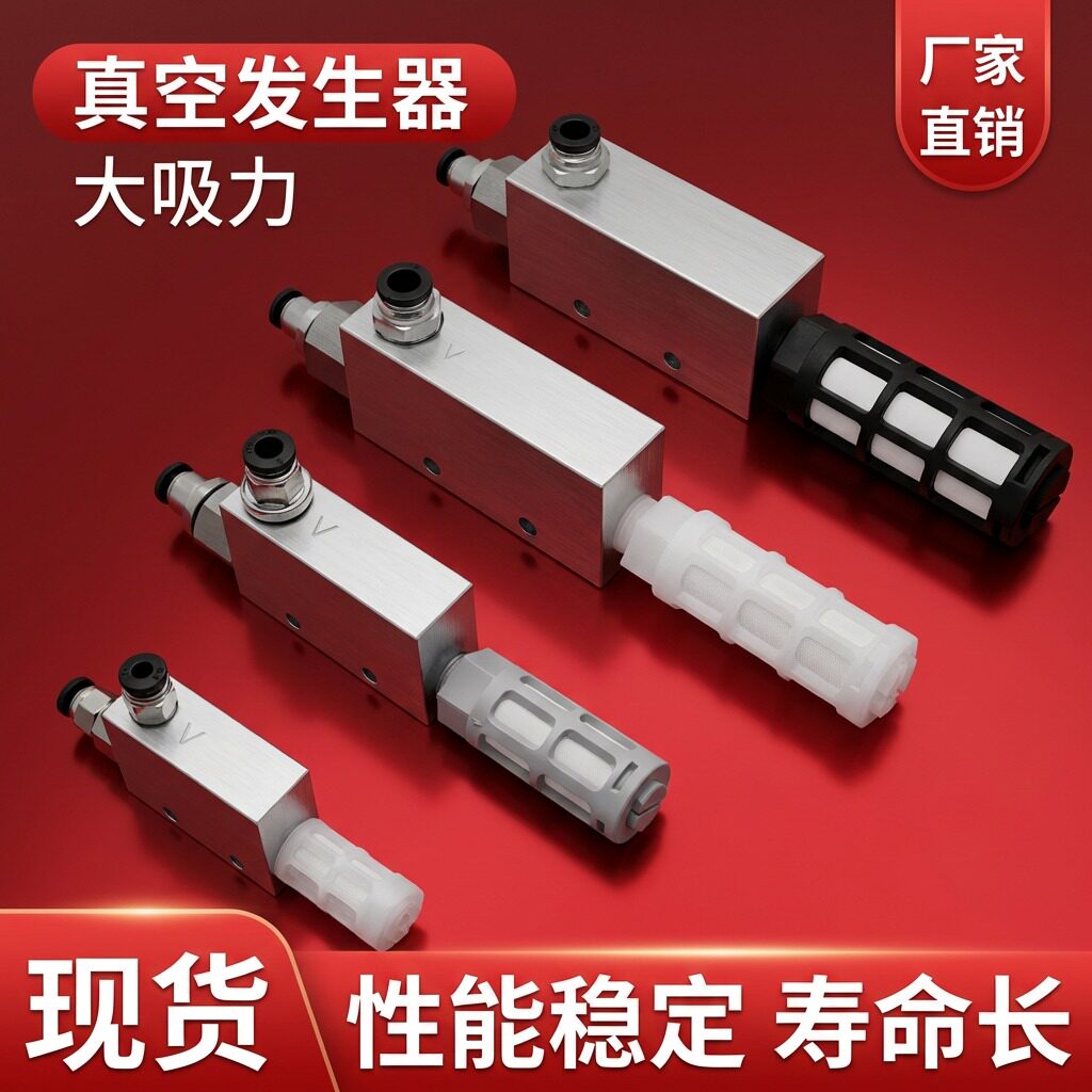 cv15气动负压真空发生器大吸力负压阀大流量吸盘控制EV10/20HSCK