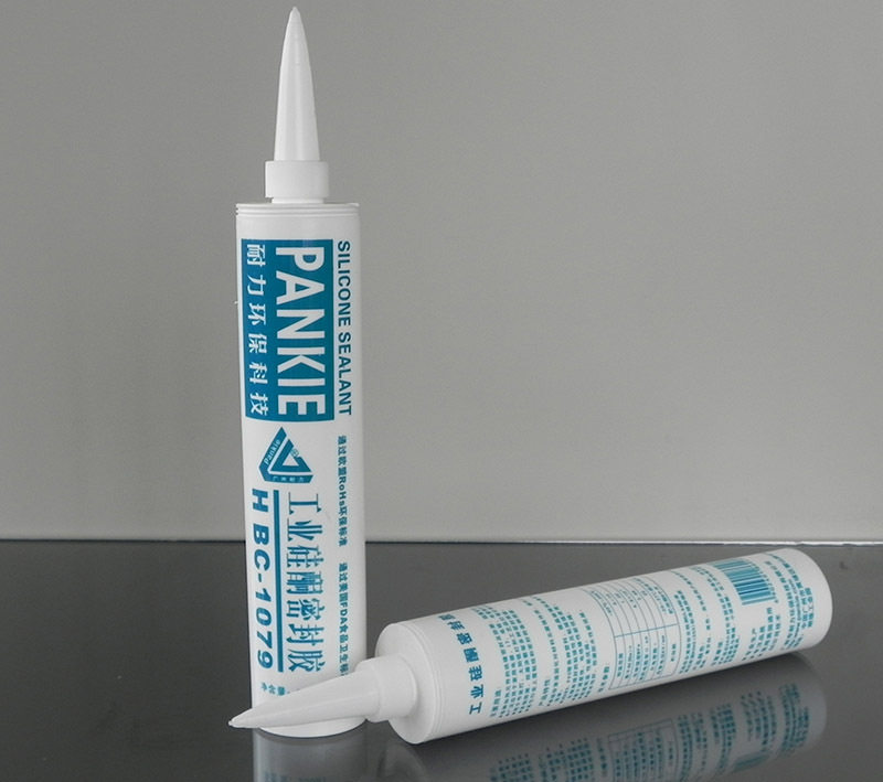 hbc-1079耐高温平面密封胶硅橡胶食品机械密封胶耐酸碱防水330ml