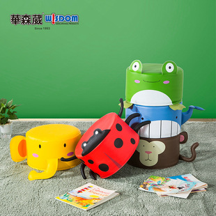 华森葳圆凳沙发儿童座椅卡通动物榻榻米幼儿园宝宝创意小凳子家用