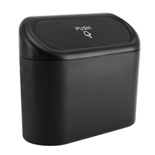 车载垃圾桶车内专用垃圾袋汽车前排车门挂式置物箱带盖车上用品