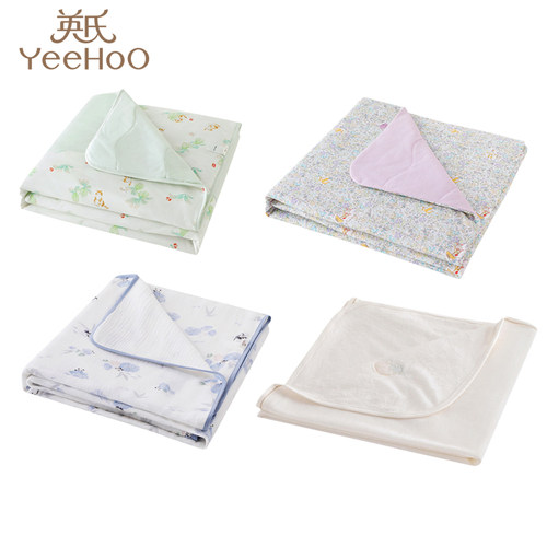 英氏26夏款婴幼新生儿男女宝宝莫代尔有机棉纱布薄小盖幼儿园被子