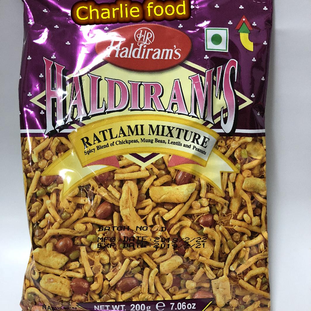Haldirams snacks印度零食ratlami mixture200g delivery free