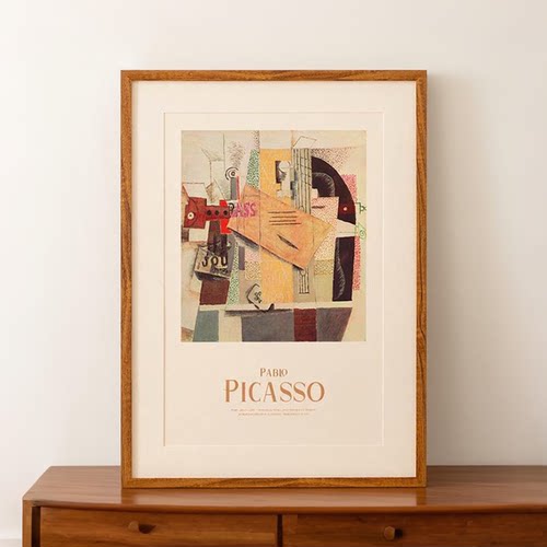 实木相框挂墙16寸20海报装裱画框8K开4k儿童拼图框架A3定制a4空框