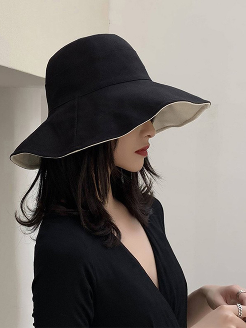 蕉下渔夫帽子女防晒双面韩版夏季薄款百搭宽檐遮脸防紫外线遮阳帽|msdalam kategori Aksesori/Belt kulit/Hat/Muffler, Hat - dari Buy2taobao.com untuk memberikan perkhidmatan ejen Taobao profesional membeli