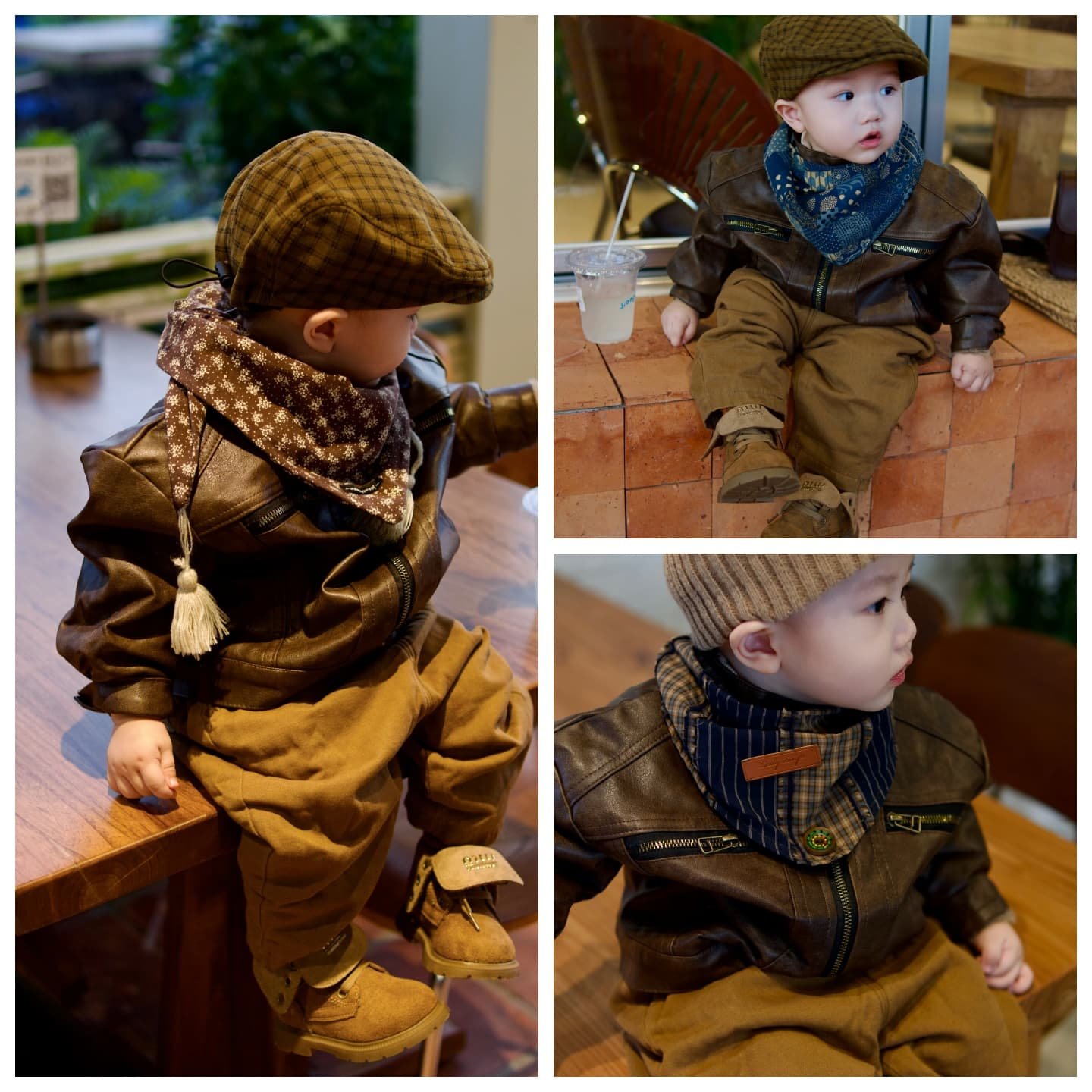 MOGUJ男女宝宝25新款格子围巾儿童围脖复古柔软小围巾幼儿配饰,童装/婴儿装/亲子装,围巾,淘宝优惠券,粉丝福利购,淘宝优惠卷