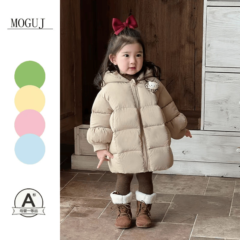 保暖小女孩外出服打底裤套装