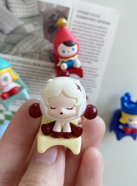 泡泡玛特冰箱贴正版萌粒mini经典坐姿款磁铁磁力贴磁贴装饰洞洞板
