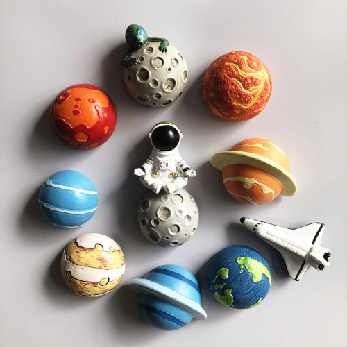 【4个包邮】新款外星冰箱贴立体