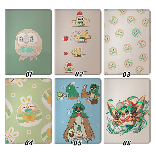 宝可梦木木枭外壳适用ipad10.2软air3/4/5第十代保护套matepad pro11笔槽mini5/6小米5pro12.9寸10.9荣耀V8皮
