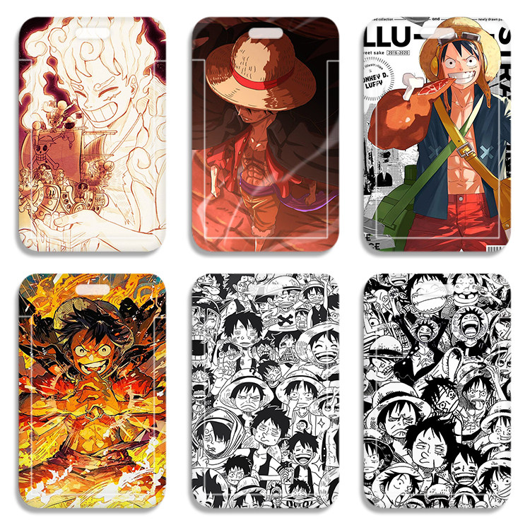 海贼王 路飞 动漫公交卡套学生校园卡套地铁卡套工作证硬卡套卡包