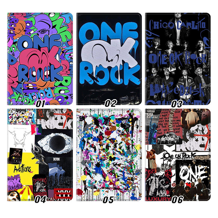 one ok rock日本摇滚乐队平板皮套适用ipad10保护壳pro13全包mini6软air567蚕丝纹10.9寸华为10.2笔槽mini7