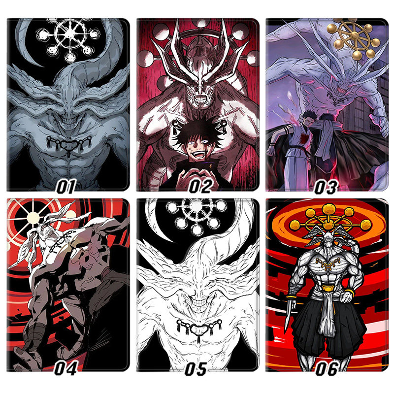 咒术回战 魔虚罗外壳适用ipad10.2软air345第十代保护套matepad11笔槽mini6小米7pro13寸10.9荣耀9小新联想