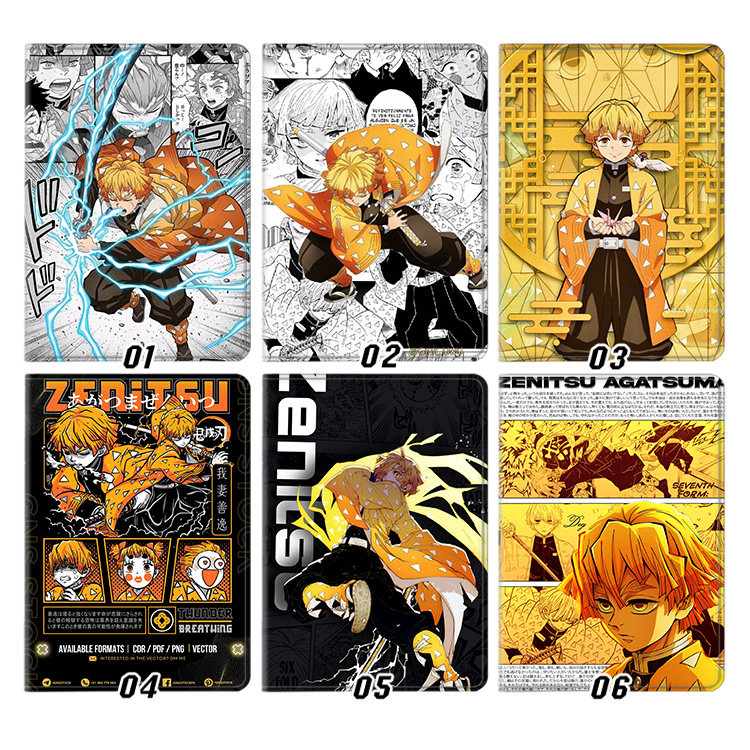 鬼灭之刃 我妻善逸 动漫外壳适用ipad10.2软air345第十代保护套matepad11笔槽mini6小米7pro13寸10.9荣耀