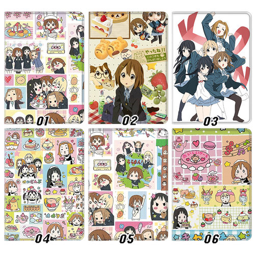 k-on轻音少女Q版动漫周边外壳适用ipad10.2软air345第十代保护套matepad11笔槽mini6小米7pro13寸10.9荣耀