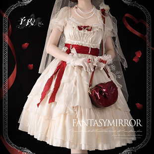 复古洋装 原创Lolita予我玫瑰香槟色法式 洛丽塔op连衣 闭店清仓