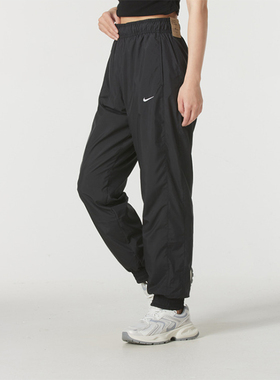 nike耐克女子2024秋季新款梭织运动训练休闲束脚长裤FV7661-010