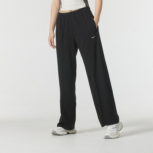 nike耐克女子春秋季新款法式毛圈宽松直筒运动休闲长裤HF6459-010
