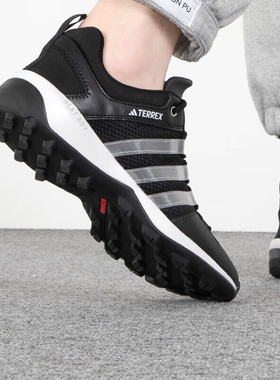 阿迪达斯adidas休闲鞋男鞋运动鞋一脚蹬户外透气轻便涉水鞋HP8634