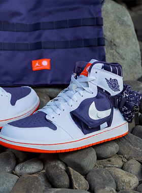 Nike耐克Air Jordan1 AJ1百宝袋复古高帮耐磨篮球鞋DV1717-100