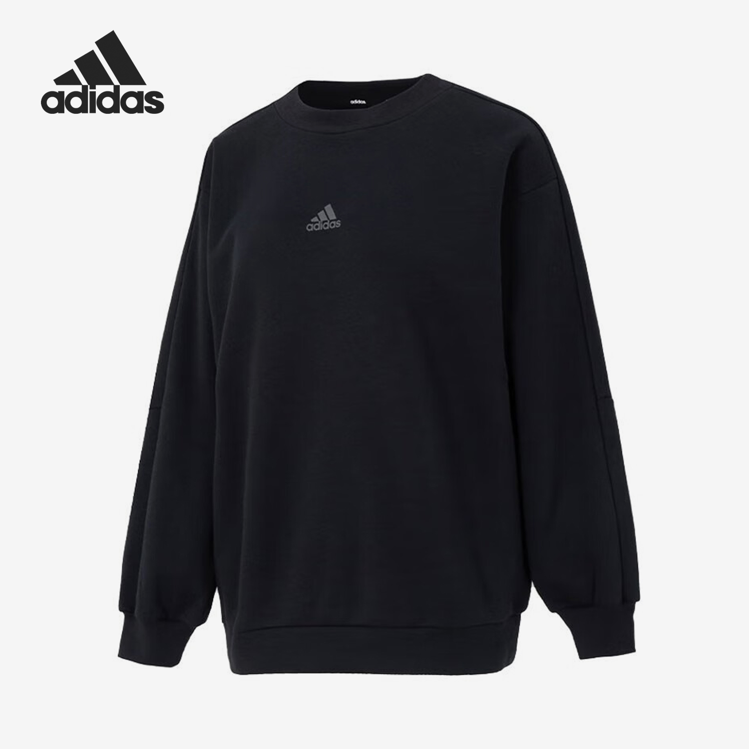 Adidas/阿迪达斯冬季新款女子保暖加绒运动卫衣IK9888