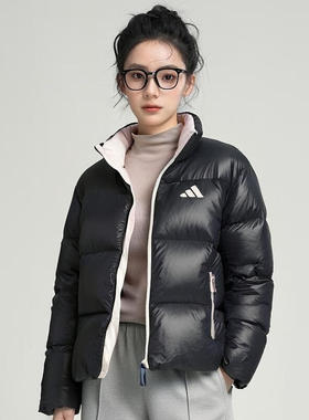 阿迪达斯adidas女装2025冬季新款Dance DOWN J保暖羽绒服KQ5506