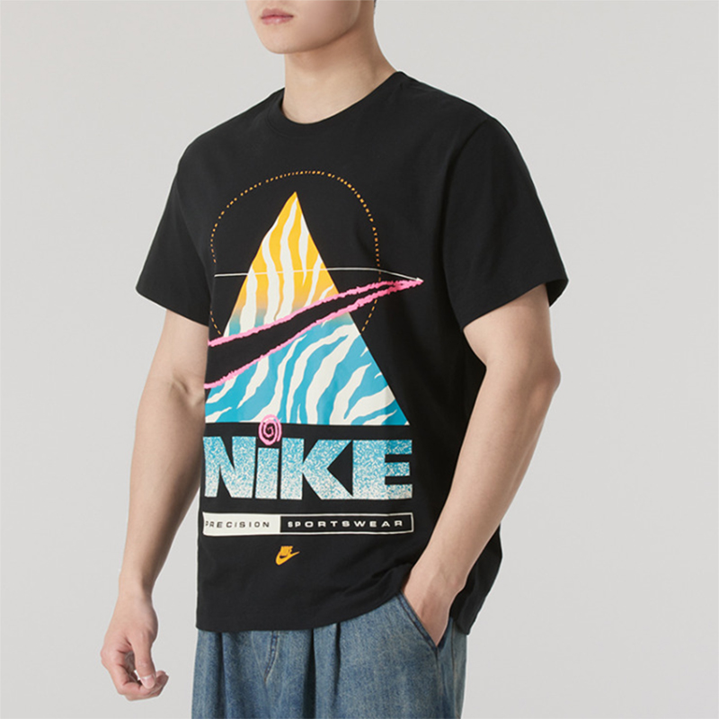Nike耐克短袖男25夏季新款圆领印花宽松透气休闲T恤HV9150-010