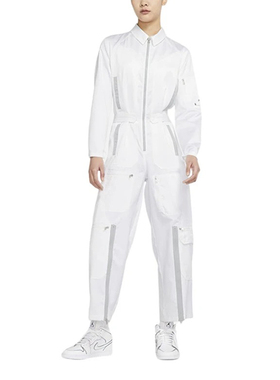 Nike耐克女子秋季 Jordan 纯色翻领拉链长袖连体衣外套DM5289-100