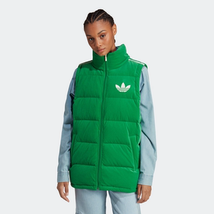 ADIDAS阿迪达斯女子保暖舒适运动500蓬鸭绒羽绒马甲IB2029