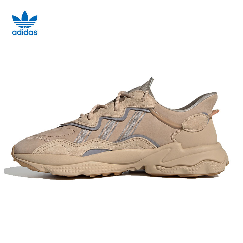 Adidas阿迪达斯男女鞋2024低帮三叶草OZWEEGO老爹鞋休闲鞋EE6462