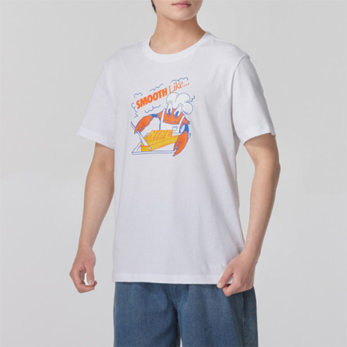 Nike耐克短袖男夏季圆领宽松时尚印花运动休闲半袖T恤FV3748-100