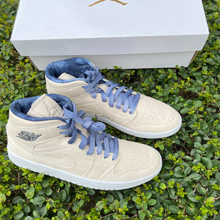 Mid 104 耐克Air 女子米白色复古篮球鞋 DM9126 AJ1 Jordan