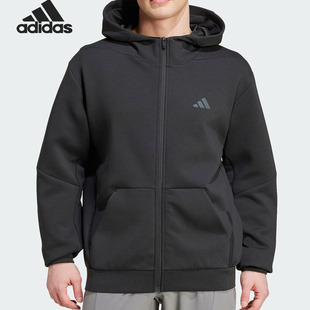 阿迪达斯D4T 户外休闲外套 FULL HO男士 IY1131 ZIP ADIDAS