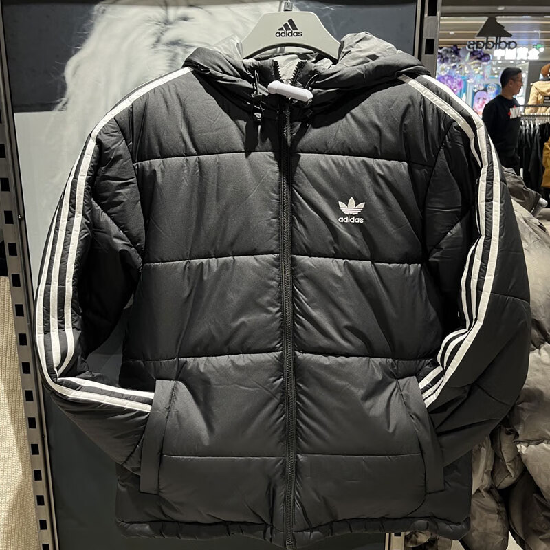 阿迪达斯adidas棉服外套运动服双面穿保暖棉衣休闲棉袄夹克JD9071