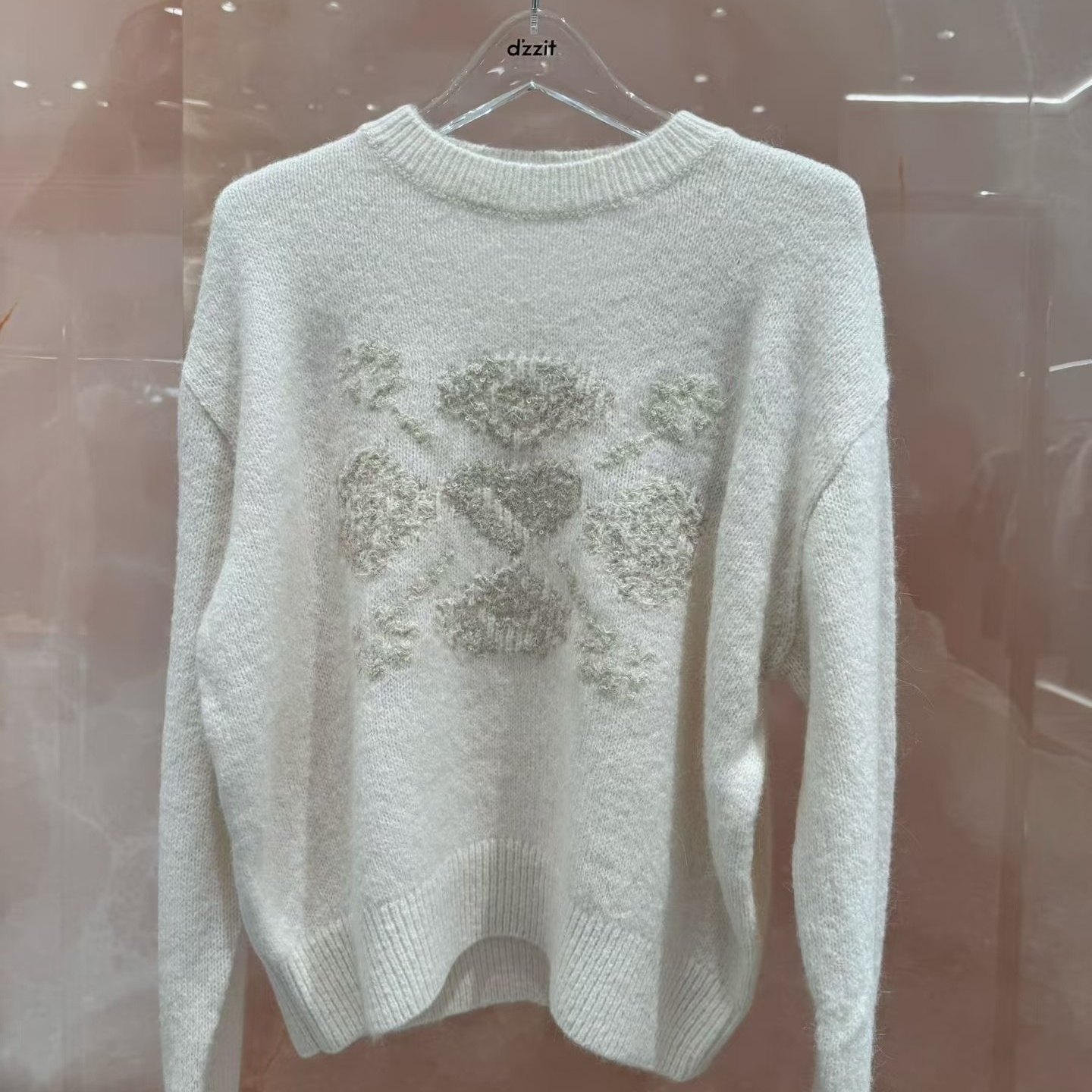 3J4E410吊牌1495小地素dzzit专柜正品2025冬六波女士长袖针织衫