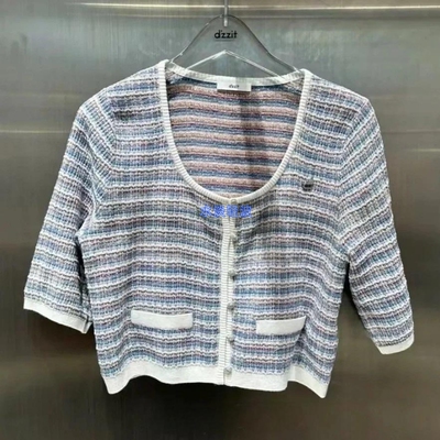 3I2E524吊牌995小地素dzzit专柜正品2024夏女士针织开衫外套上火