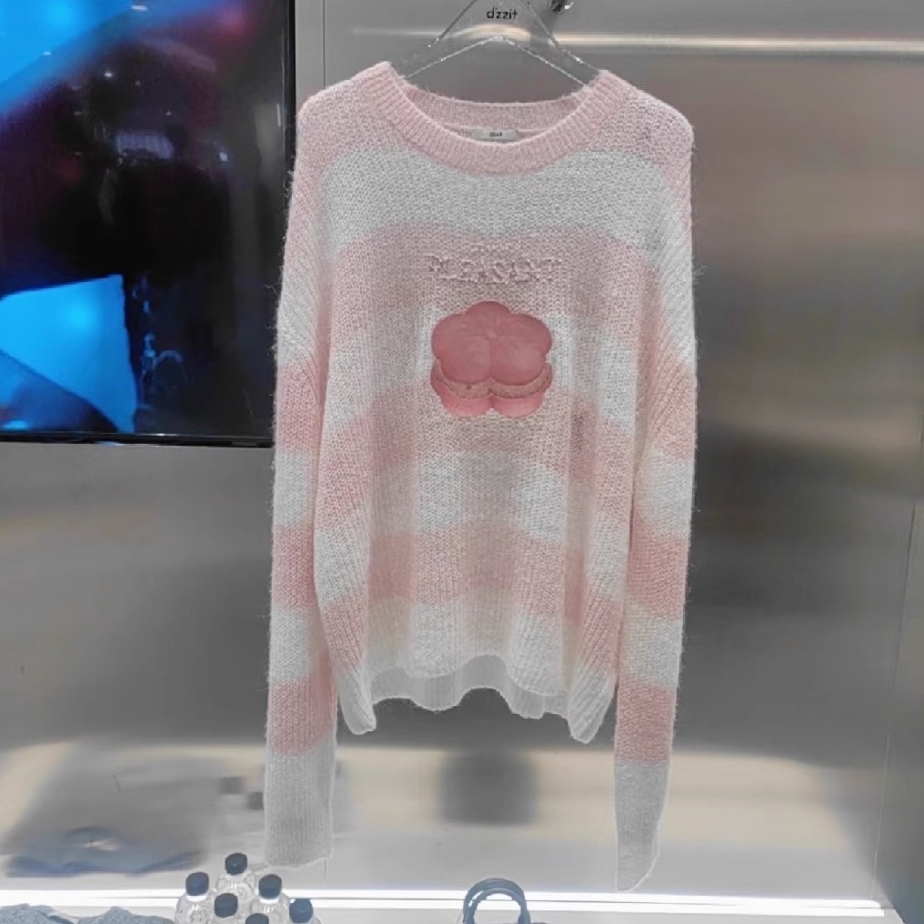 3J1E412吊牌1190小地素dzzit专柜正品2025春女士毛织长袖