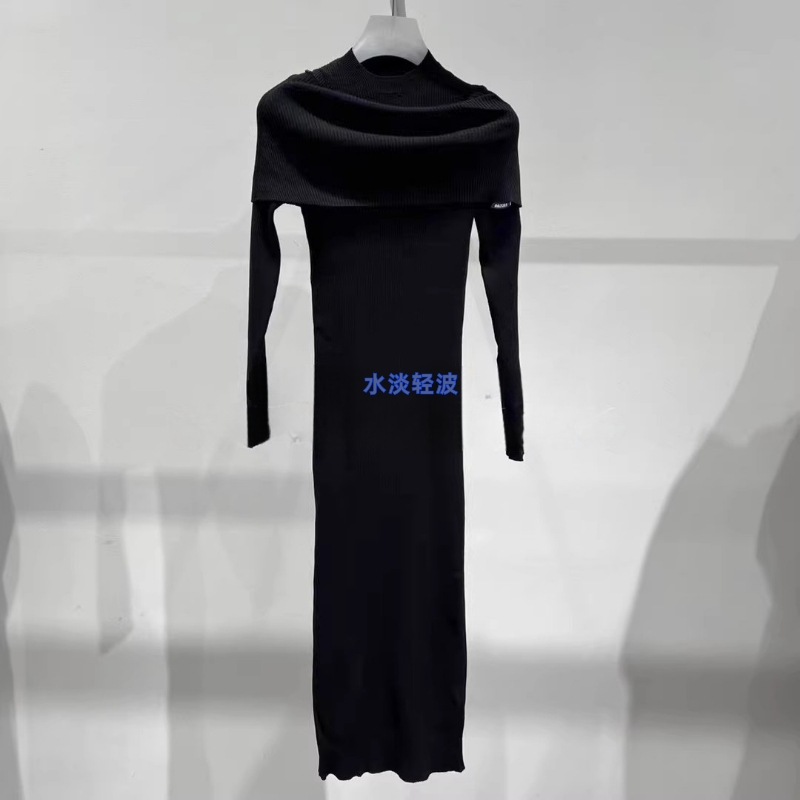 2I4EC12吊牌2599大地素DAZZLE专柜正品2024冬女士针织长裙套装