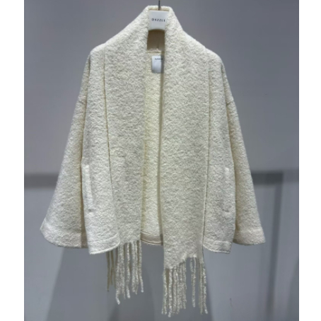 2J4G238吊牌3699大地素DAZZLE专柜正品2025冬女中长大衣