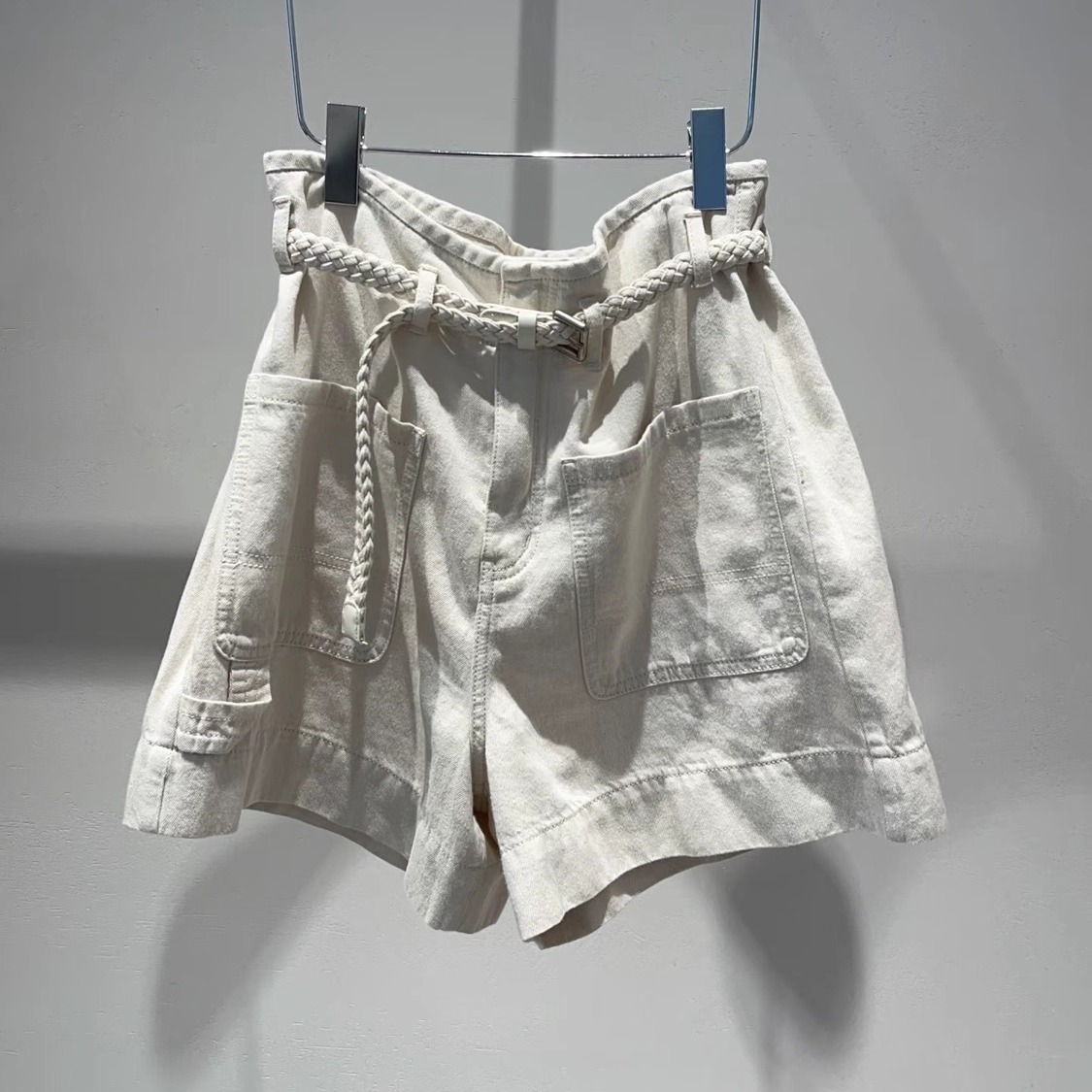 2J2R108吊牌1099大地素DAZZLE专柜正品2025夏女牛仔短裤