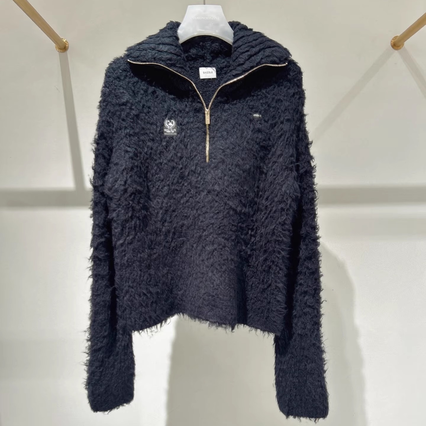 2I4E475吊牌1999大地素DAZZLE专柜正品2024冬女士毛织长袖